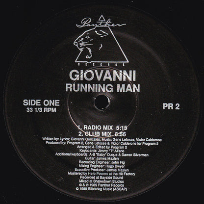 Giovanni : Running Man (12")