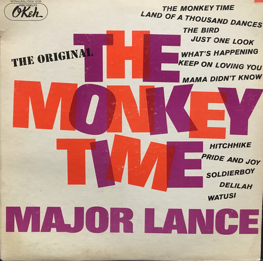 Major Lance : The Monkey Time (LP, Album, Mono)