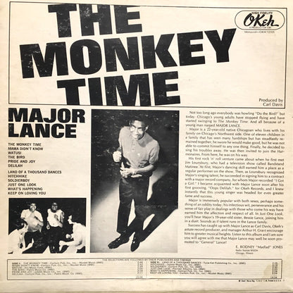 Major Lance : The Monkey Time (LP, Album, Mono)