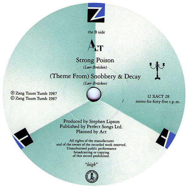 Act : Snobbery & Decay (12", Single)