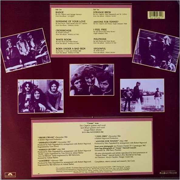 Cream (2) : Strange Brew - The Very Best Of Cream (LP, Comp)