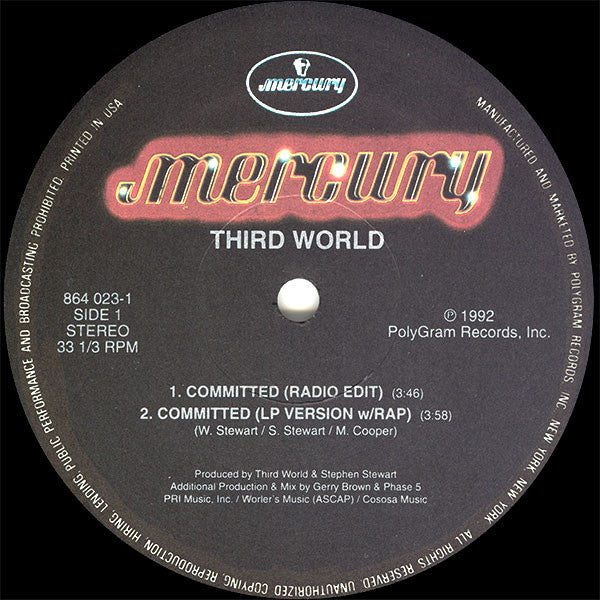 Third World : Committed (12")