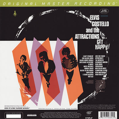 Elvis Costello & The Attractions : Get Happy!! (2xLP, Album, Ltd, Num, RE, RM)