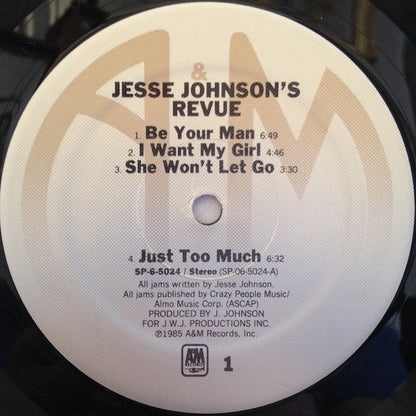 Jesse Johnson's Revue : Jesse Johnson's Revue (LP, Album, Mon)