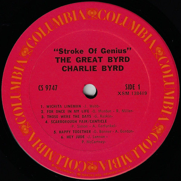 Charlie Byrd : The Great Byrd (LP, Album, RE)