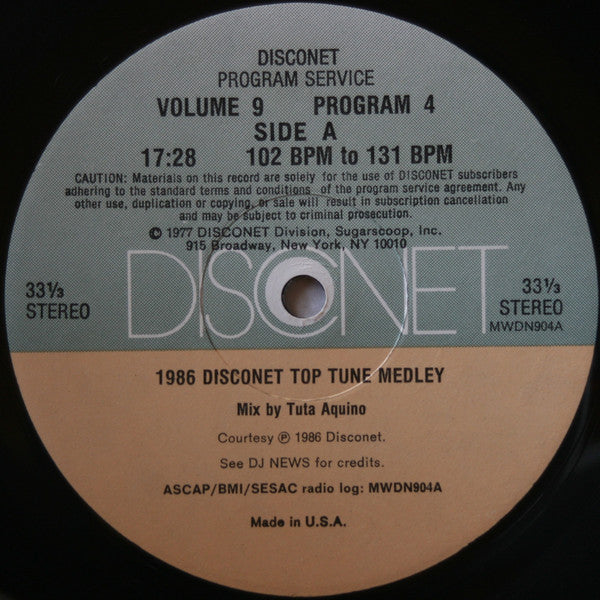 Various : Volume 9 Program 4 (2x12", P/Mixed)