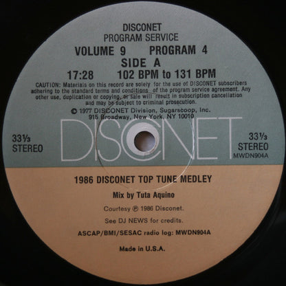 Various : Volume 9 Program 4 (2x12", P/Mixed)