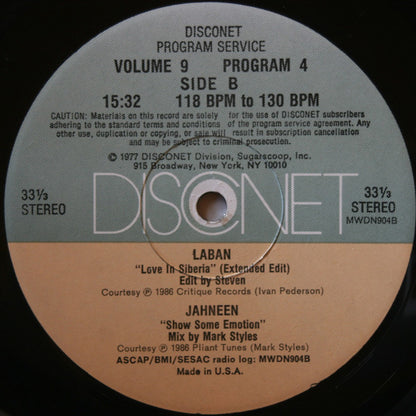 Various : Volume 9 Program 4 (2x12", P/Mixed)