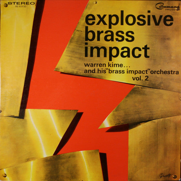 Warren Kime And His Brass Impact Orchestra : Explosive Brass Impact Vol. 2 (LP, Album)