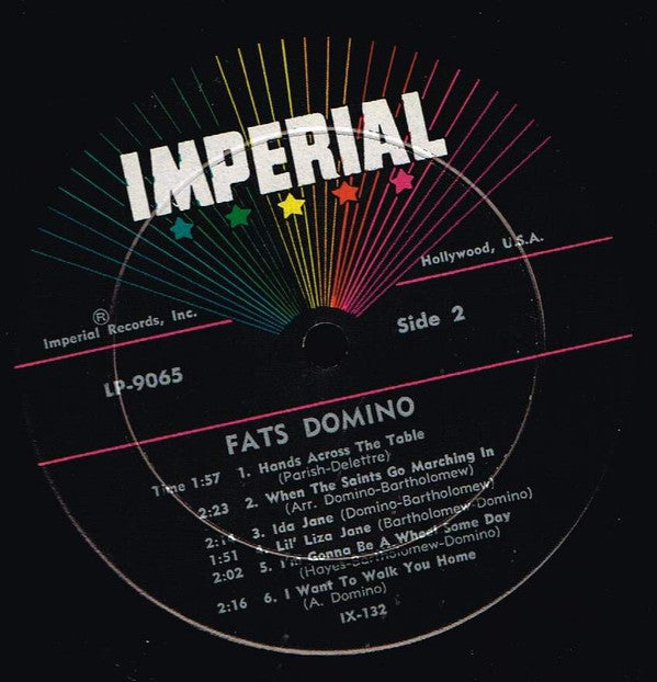 Fats Domino : Lets Play Fats Domino (LP, Album, Mono)