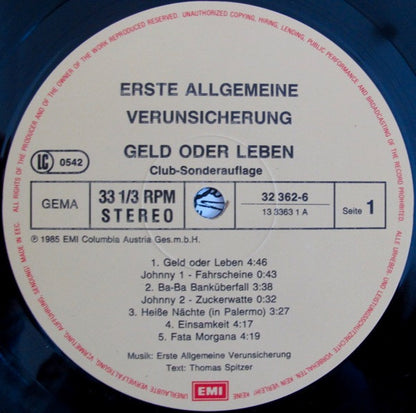 EAV (Erste Allgemeine Verunsicherung) : Geld Oder Leben! (LP, Album, Club)