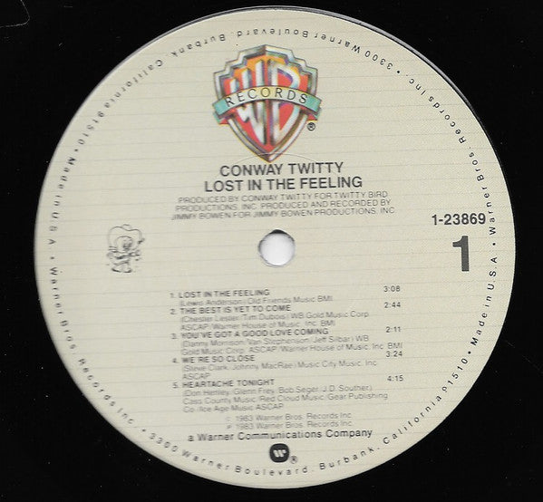Conway Twitty : Lost In The Feeling (LP, Album)