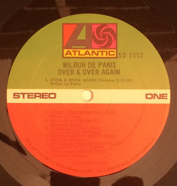 Wilbur De Paris And His New New Orleans Jazz : Over & Over Again (LP, Album)