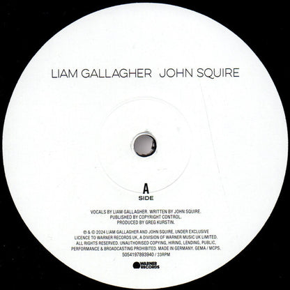 Liam Gallagher, John Squire : Liam Gallagher John Squire (LP, Album)