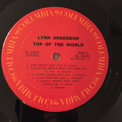 Lynn Anderson : Top Of The World (LP, Album, Ter)