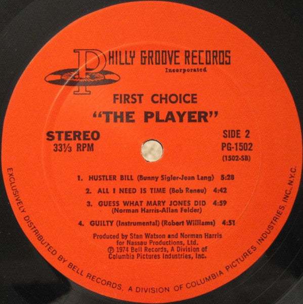 First Choice : The Player (LP, Album)