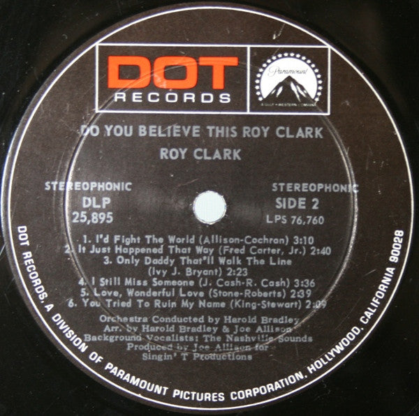 Roy Clark : Do You Believe This Roy Clark (LP, Album)