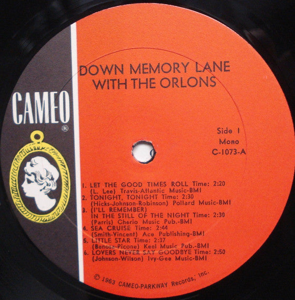 The Orlons : Down Memory Lane (LP, Mono)