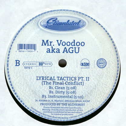Mr. Voodoo : Crhyme Life / Lyrical Tactics Pt. II (12")