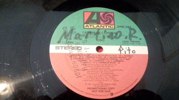 Lobo : Caribbean Carnival (12", Promo)