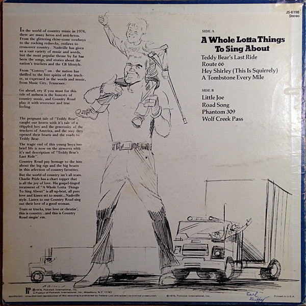 Country Road : Teddy Bear's Last Ride (LP, Album)