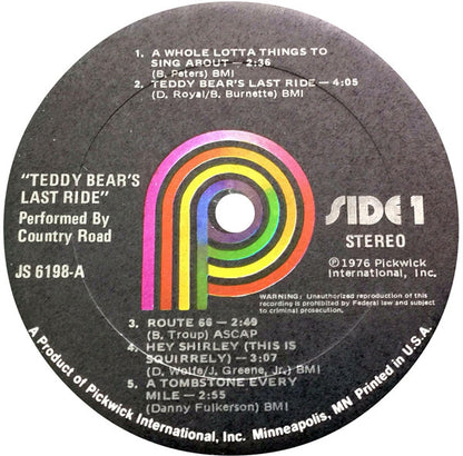 Country Road : Teddy Bear's Last Ride (LP, Album)