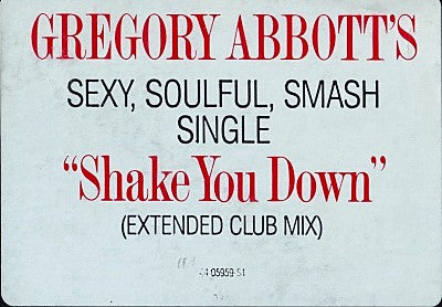 Gregory Abbott : Shake You Down (12")