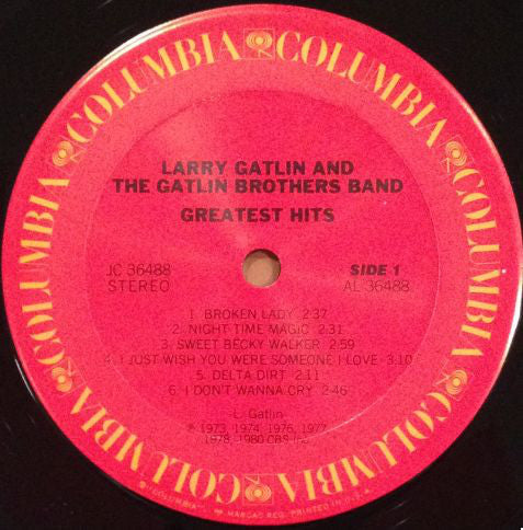 Larry Gatlin & The Gatlin Brothers : Greatest Hits (LP, Comp, Ter)