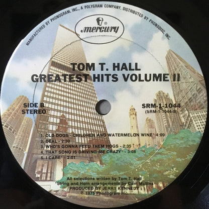 Tom T. Hall : Greatest Hits, Vol. 2 (LP, Comp, Ter)