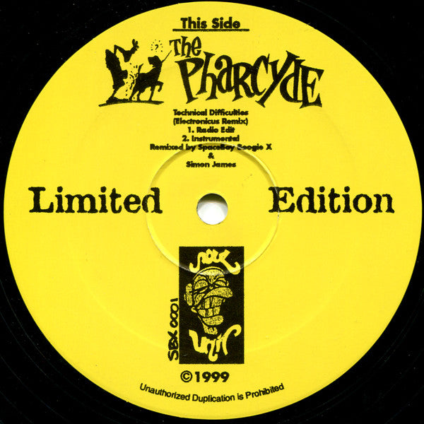 The Pharcyde / SpaceBoy Boogie X : Technical Difficulties / Underground Sound (12", Ltd, Yel)