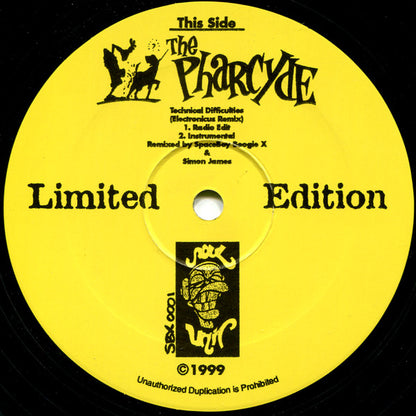 The Pharcyde / SpaceBoy Boogie X : Technical Difficulties / Underground Sound (12", Ltd, Yel)