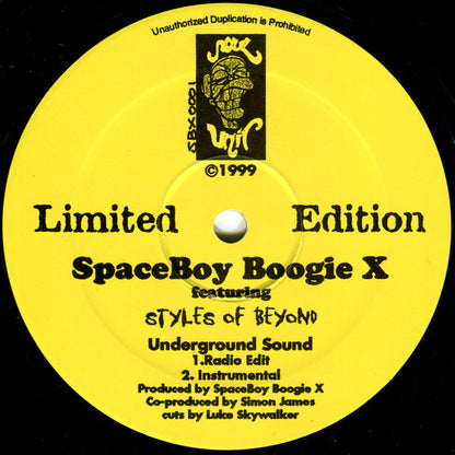The Pharcyde / SpaceBoy Boogie X : Technical Difficulties / Underground Sound (12", Ltd, Yel)