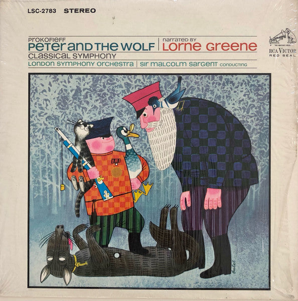 Sergei Prokofiev, Lorne Greene - London Symphony Orchestra, Sir Malcolm Sargent : Peter And The Wolf / Classical Symphony (LP, Album)