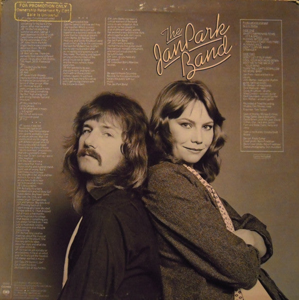 The Jan Park Band : The Jan Park Band (LP, Album, Promo, Pit)
