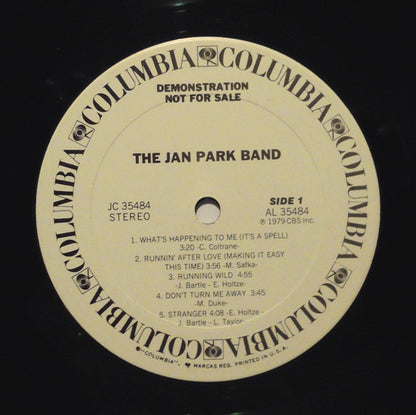 The Jan Park Band : The Jan Park Band (LP, Album, Promo, Pit)
