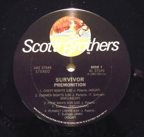 Survivor : Premonition (LP, Album, San)