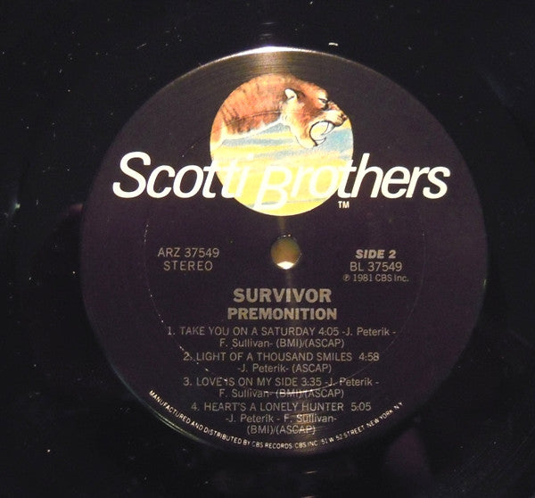 Survivor : Premonition (LP, Album, San)