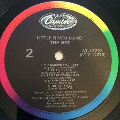 Little River Band : The Net (LP, Album, Win)