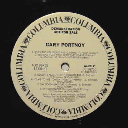Gary Portnoy : Gary Portnoy (LP, Album, Promo)