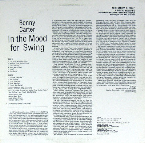 Benny Carter : In The Mood For Swing (LP)