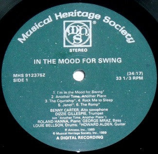 Benny Carter : In The Mood For Swing (LP)