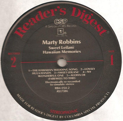 Marty Robbins : His Greatest Hits And Finest Performances (5xLP, Comp + Box)