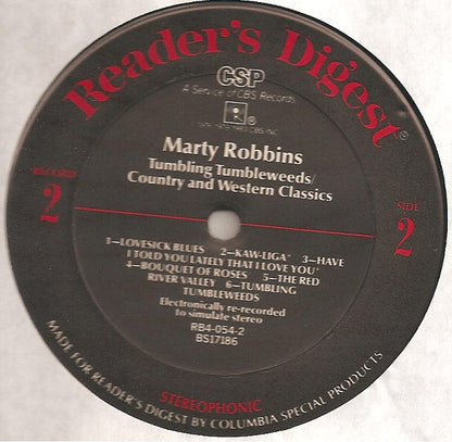 Marty Robbins : His Greatest Hits And Finest Performances (5xLP, Comp + Box)
