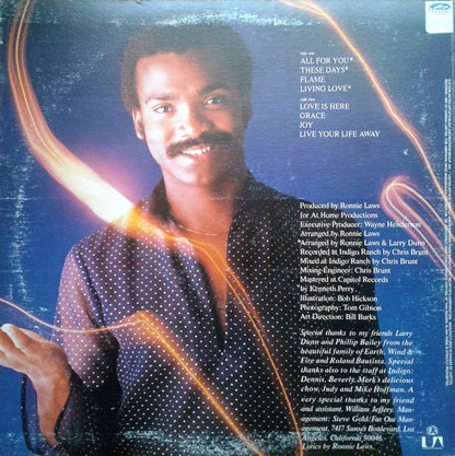 Ronnie Laws : Flame (LP, Album)