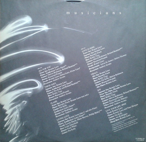 Ronnie Laws : Flame (LP, Album)