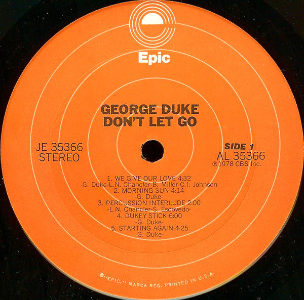 George Duke : Don't Let Go (LP, Album, Ter)
