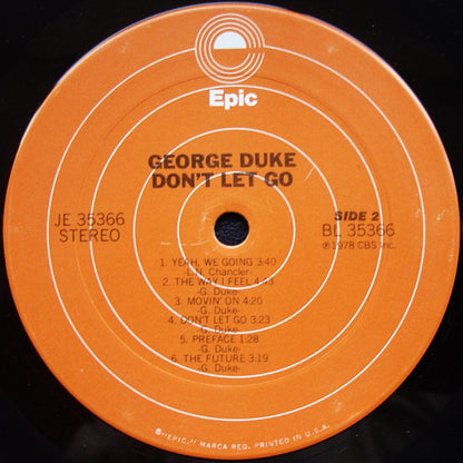 George Duke : Don't Let Go (LP, Album, Ter)