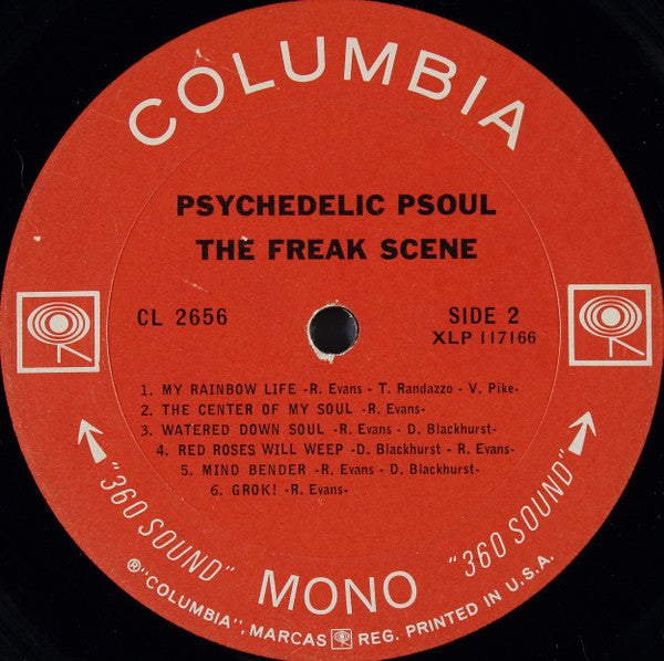 The Freak Scene : Psychedelic Psoul (LP, Album, Mono)
