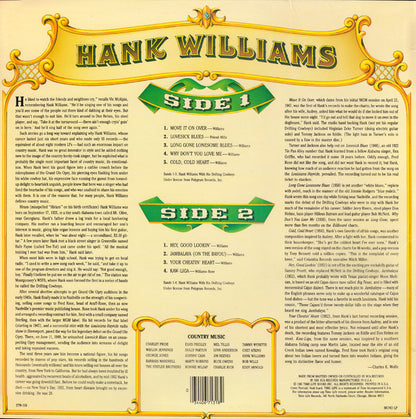 Hank Williams : Country Music (LP, Comp)