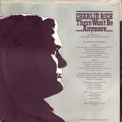 Charlie Rich : There Won't Be Anymore (LP, Comp, Hol)